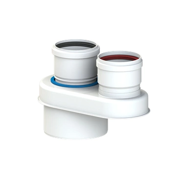 Adaptér DN 60/100-2× DN 60