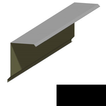 Lemování okraje RS360Q SP 25 s okapnicí 2N156 černá