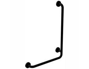 Držadlo nástěnné opěrné Bemeta Help 890 mm pravé s krytkou černé