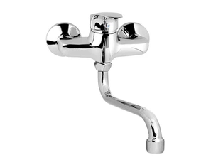 Baterie dřezová nástěnná Mereo Sonáta CB301A01N 100 mm chrom ramínko 200 mm