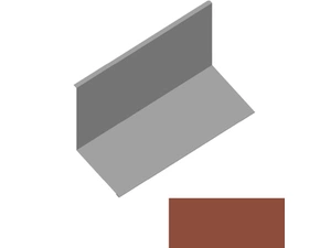 Lemování ke zdi rovnoběžné s okapem RS312S-135 SP 25 2M604 cihlová