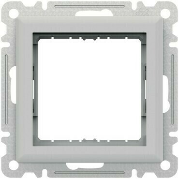 Adaptér k elektronickým přístrojům 45×45 mm Hager lumina bílá lesk