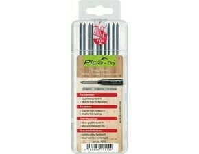 Tuhy náhradní kulaté Pica Dry černé 10 ks tvrdost H