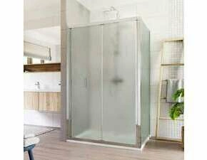 Dveře sprchové + boční stěna Mereo Lima CK87152K 1 000×800 mm chrom/Point