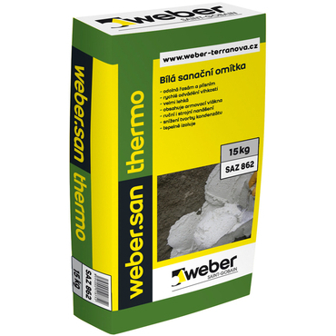 Omítka sanační webersan thermo 15 kg