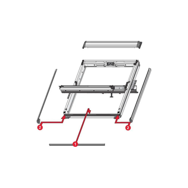Krycí plechy rámu Roto Q EDX 060/060 Qx400 výprodej