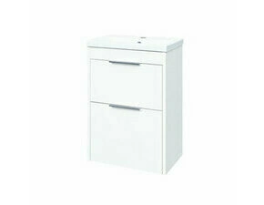 Skříňka s umyvadlem Mereo VIGO CN310 51 cm bílá lesklá