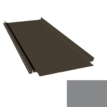Krytina plechová LINEDEK 485 Rib SP 25 LESK 2A094 tmavě stříbrná Cut