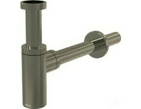Sifon umyvadlový celokovový Alca A400-N-B DN 32 s převlečnou maticí 5/4" NICKEL-kartáčovaný mat