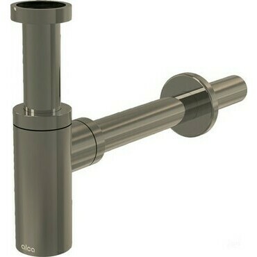 Sifon umyvadlový celokovový Alca A400-N-B DN 32 s převlečnou maticí 5/4" NICKEL-kartáčovaný mat