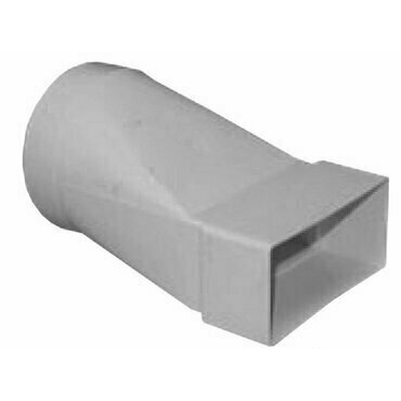 Potrubí přechod Regulus 125/60×200 mm šedá