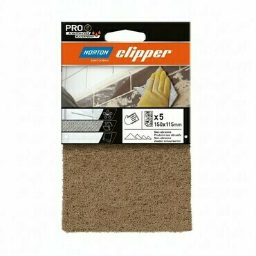 Pad brusný textilní ruční Norton Clipper 150×115 mm střední