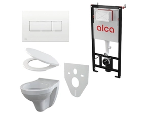 Set 5v1 pro závěsné WC Alca Sádromodul AM101/1120 WC Aura