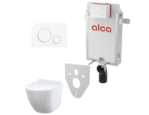 Set 5v1 pro závěsné WC Alca Renovmodul AM115/1000 WC Solid