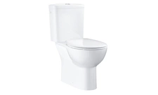 WC kombinované Grohe Bau Ceramic svislý odpad Rimless včetně sedátka