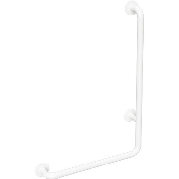 Držadlo nástěnné opěrné Bemeta Help 890 mm pravé bez krytky bílé