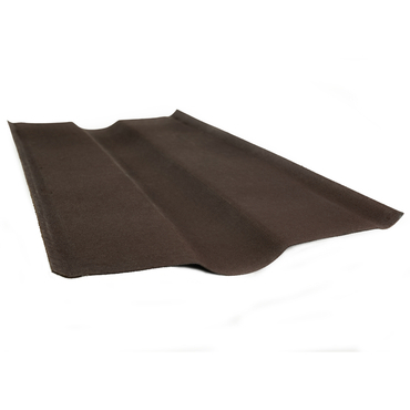 Úžlabí asfaltové Onduline hnědé 485×1 000 mm