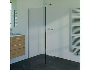 Stěna boční WECCO 800 mm leštěný hliník/čiré sklo 1