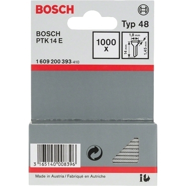 Spony Bosch typ 48 1,8×1,45×14 mm 1 000 ks