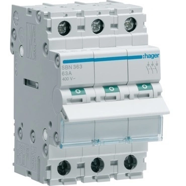Vypínač Hager SBN363, 3pól, 63 A, 400 V