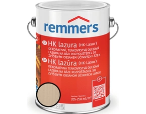 Lazura tenkovrstvá Remmers HK lazura weiss, 0,75 l