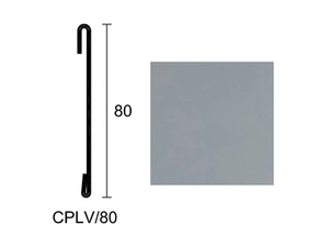 Krycí profil Profilpas PROTEC CPLV/80 šedý popel RAL 7038