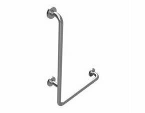 Držadlo nástěnné opěrné Bemeta Help 890 mm levé s krytkou nerez matný