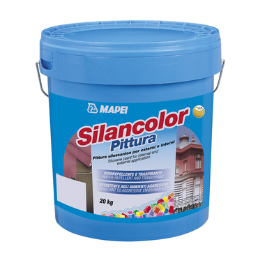 Nátěr fasádní silikonový Mapei Silancolor Pittura 5 kg