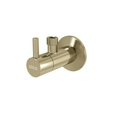 Ventil rohový Alca ARV001-G-P 1/2"×3/8" s filtrem GOLD-lesk