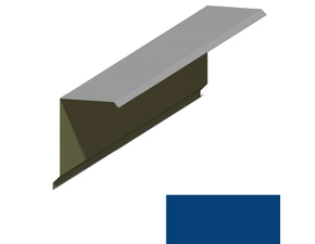 Lemování okraje RS360Q SP 25 s okapnicí RAL 5010 modrá