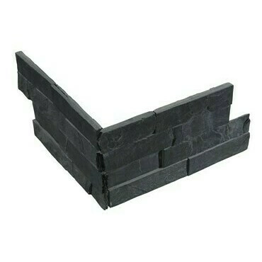 Obklad kamenný lepený DEKSTONE N 3003 Black Slate břidlice rohový