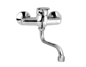 Baterie dřezová nástěnná Mereo Sonáta CB30106N 150 mm chrom ramínko 300 mm