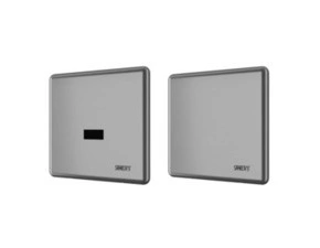 Splachovač pisoárů infračervený Sanela SLP 05KX 24 V DC skupinový matný