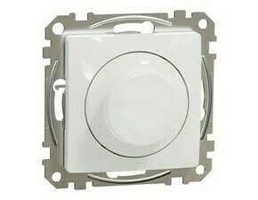 Stmívač otočný LED univerzální Schneider Sedna Design bílá