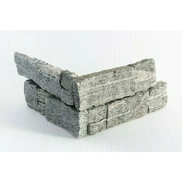 Obklad kamenný lepený DEKSTONE G 695 Granite Grey žula rohový hrubý