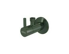 Ventil rohový Alca ARV001-GM-P 1/2"×3/8" s filtrem GUN METAL-lesk
