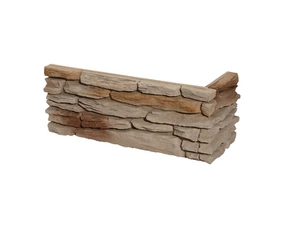 Obklad betonový rohový STEGU CALIFORNIA 1 hnědá (0,43 m2/bal.)