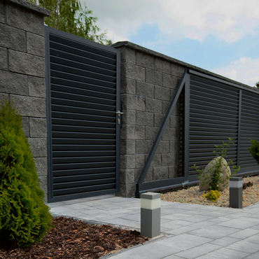 Tvárnice plotová štípaná FEROBET D2 antracit 190×390×190 mm