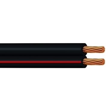 Kabel flexibilní V03VH-H (CYH) 2× 2,5 metráž černá, červená