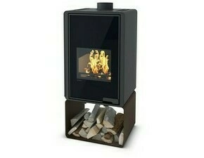 Kamna krbová HS FLAMINGO DELUXE PENTA I, hnědá-sametová,