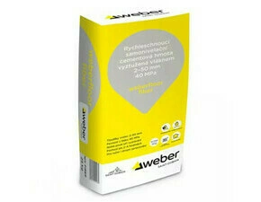 Hmota podlahová samonivelační weberfloor fiber 25 kg