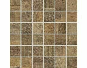Mozaika Rako Era 5×5 cm (set 30×30 cm) hnědá DDM05709