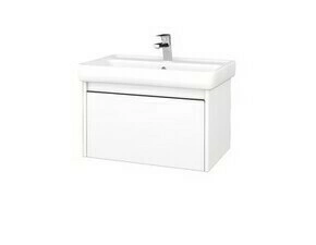 Skříňka umyvadlová Dřevojas BONO SZZ 70 bílá mat/bílá mat vč. umyvadla Q