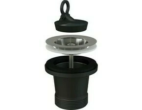 Výpust dřezová Alca A34-ECO 6/4" s nerezovou mřížkou DN 70, zvýšená