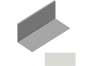 Lemování ke zdi rovnoběžné s okapem RS312S-120 SP 25 RAL 9002 šedobílá