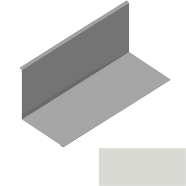 Lemování ke zdi rovnoběžné s okapem RS312S-120 SP 25 RAL 9002 šedobílá