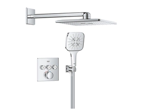 Systém sprchový termostatický Grohe Grohtherm SmartControl SmartActive 310 Cube chrom 1039980000