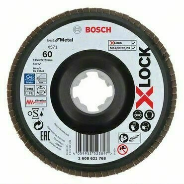 Kotouč lamelový Bosch X571 Best for Metal X-LOCK 60