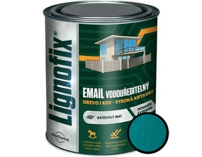 Barva vrchní Lignofix Email vodouředitelný zelená, 0,75 l