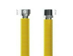 Hadice natahovací Merabell Gas Flexi R1/2"–G1/2" 30–60 cm